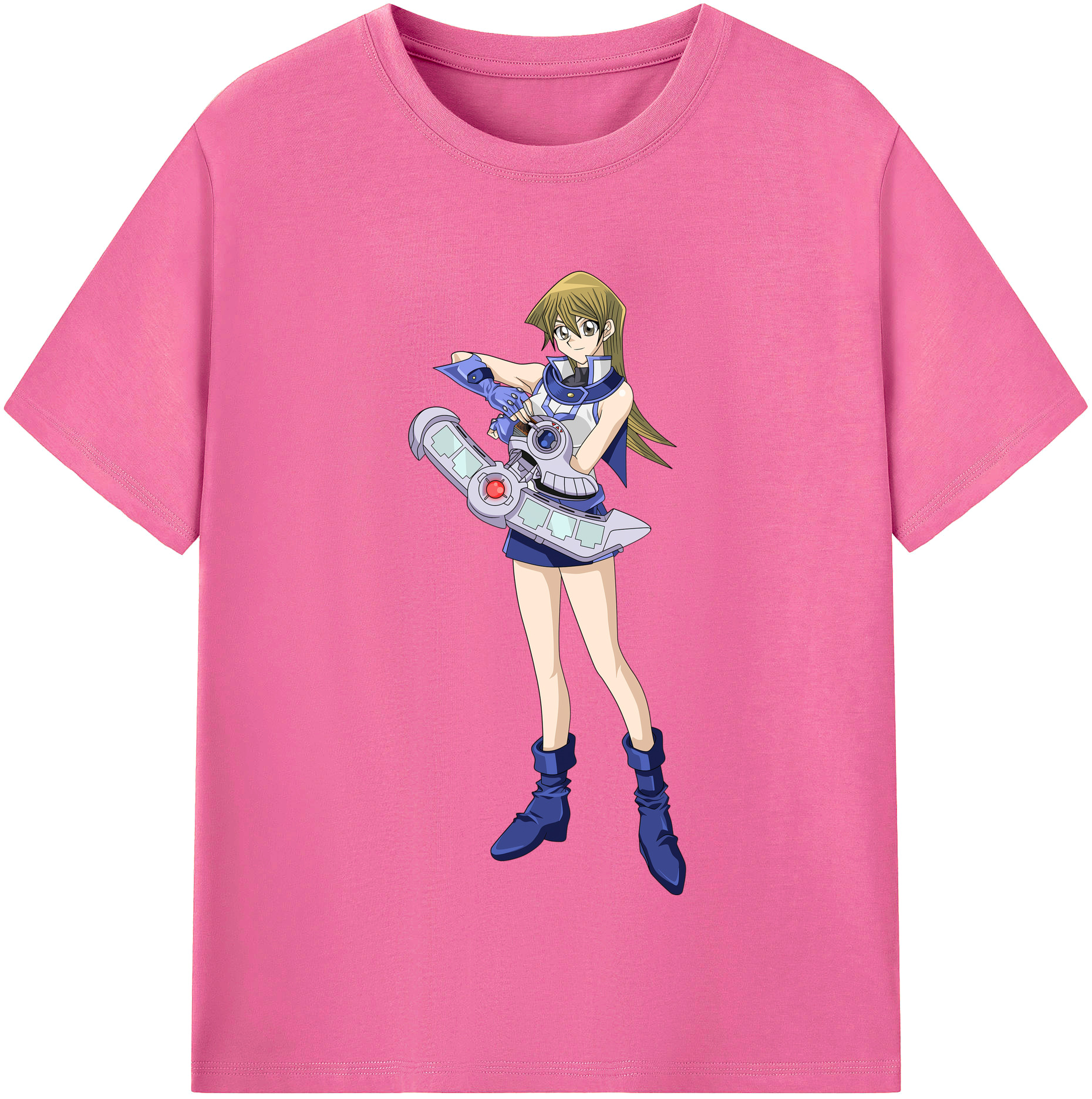 （画像用） 遊☆戯☆王 Yu-Gi-Oh! レディースカジュアルプリントTシャツ（綿100％）